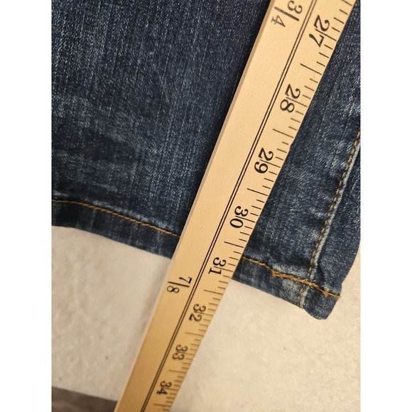 Aeropostale Essex Straight Leg Denim Blue Jeans men's Size 28x32 Distressed - Picture 2 of 6